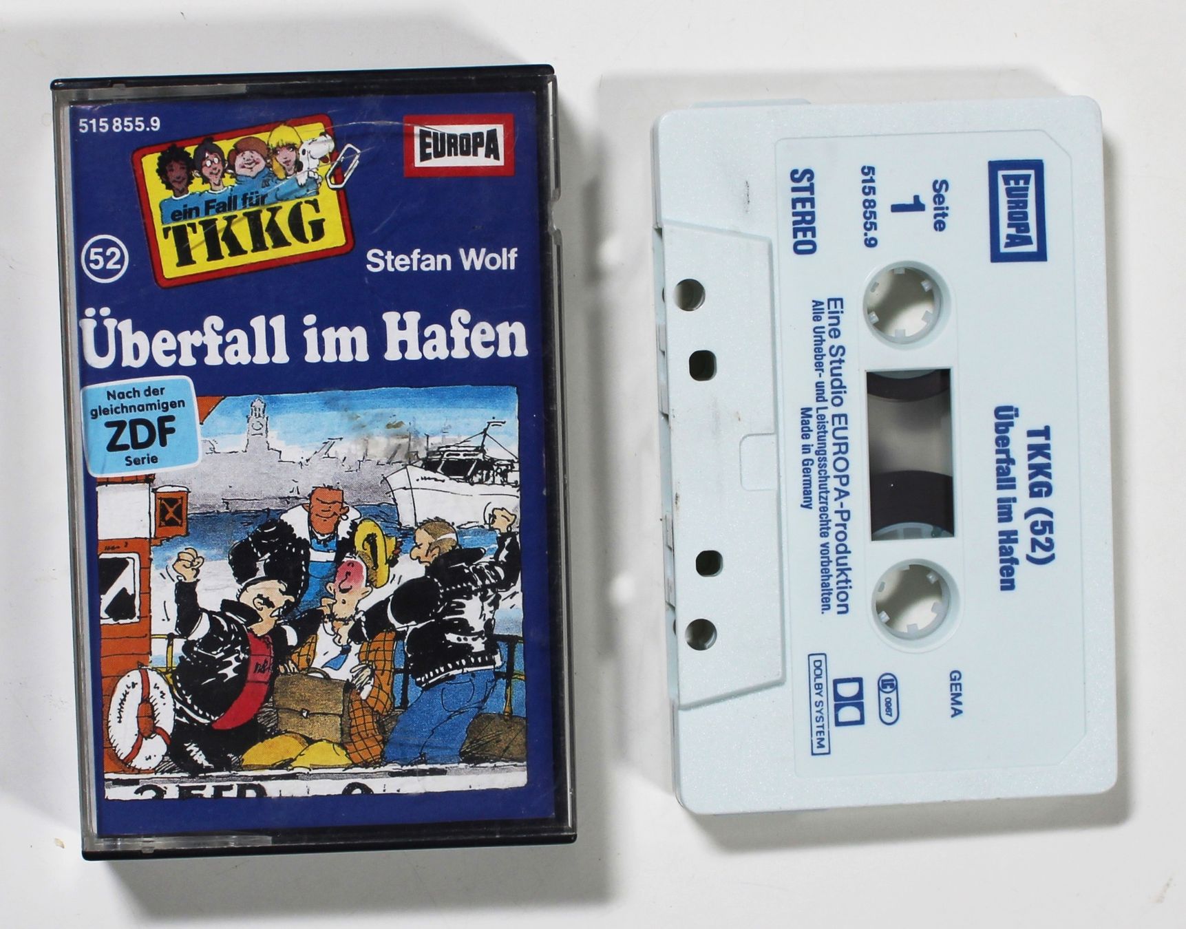 Musicassette: MC TKKG - Überfall im Hafen - Folge 52 – Usato da Brüttisellen venduto da Collector-Corner 1