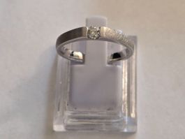 585 Gold Ring Solitär Diamanten NEU & UNGETRAGEN