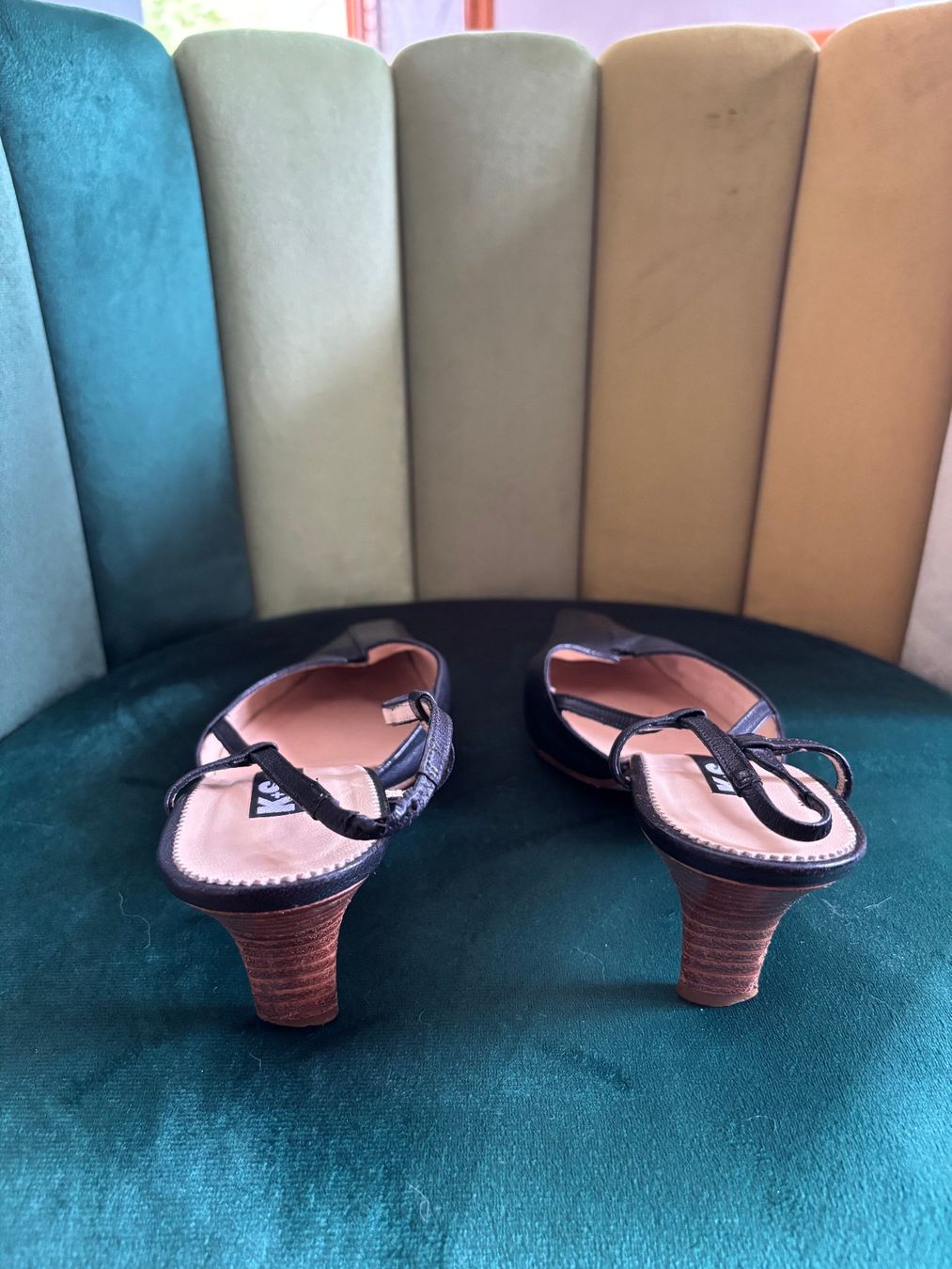 Herrenschuhe: Pumps schwarz Leder Grösse 41 Slingback – Gebraucht aus Burg im Leimental von nat_5sxq 1