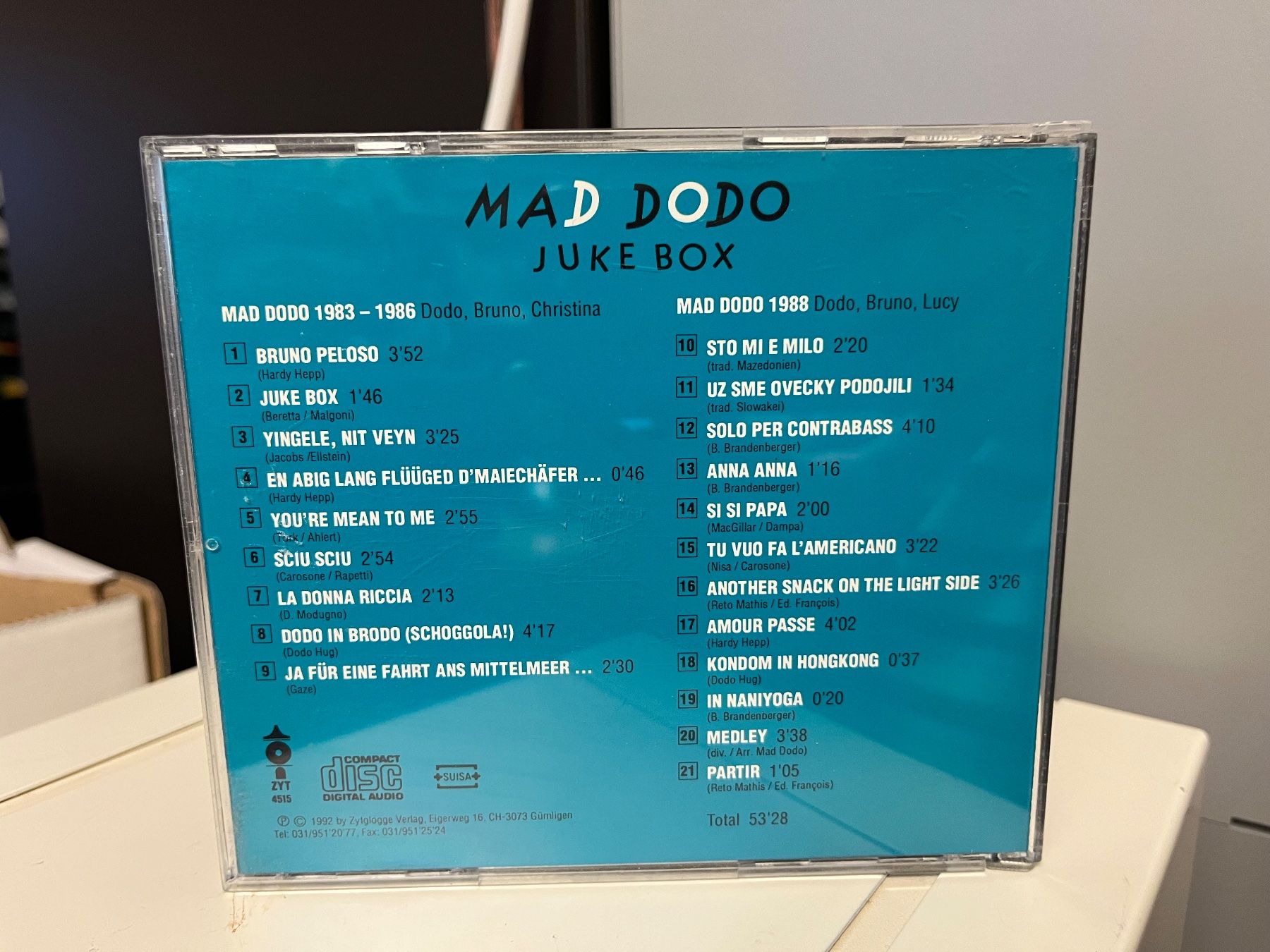 CD: Mad Dodo - Juke Box (1983-1988) - HJ41B – Usato da Küsnacht ZH venduto da swisssales.net 1