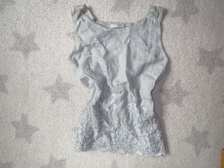 NEUE NILE Damen Bluse Gr S mit toller Stickerei