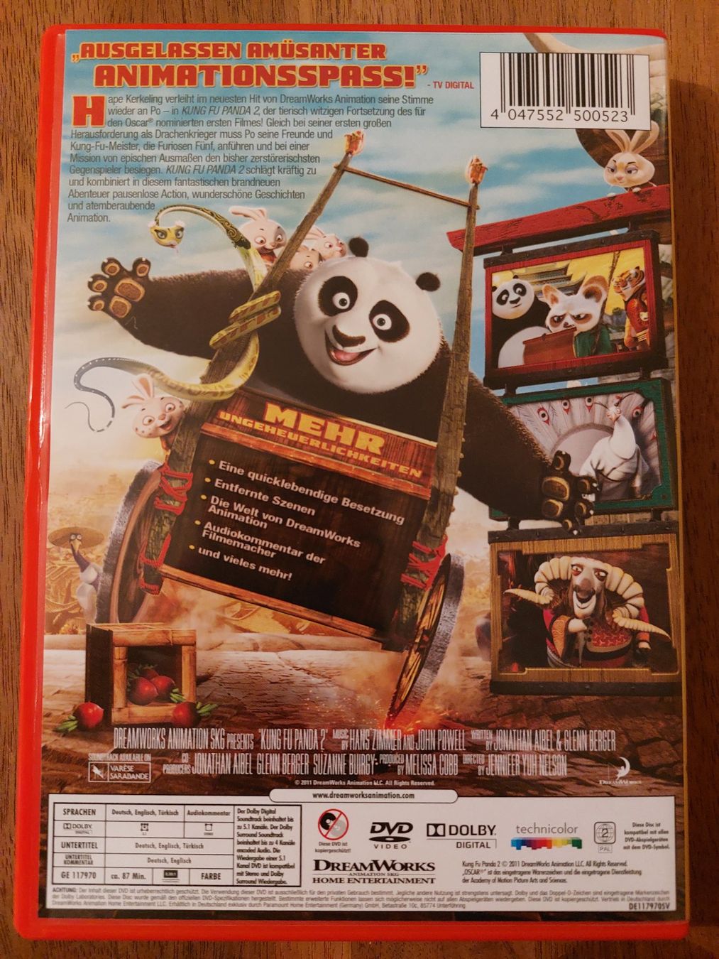 Tutti i DVDs: DVD - Kung Fu Panda 2 – Usato da Rheinfelden venduto da FilmAuktion 1