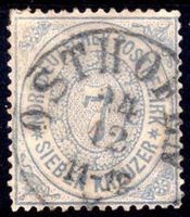 OSTHOFEN 1869 NORDDEUTSCHER POSTBEZIRK 7 KREUZER - BL202