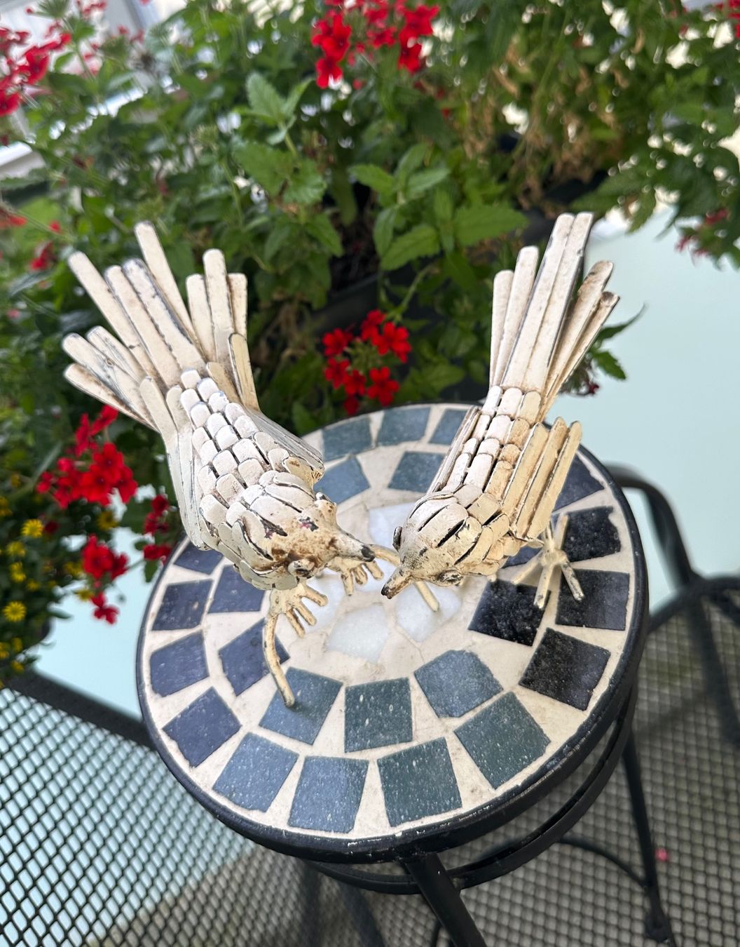 Tutte le decorazioni: 2 Vögel Metall vintage Shabby Chic – Usato da Zürich venduto da brazerola 6