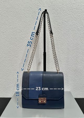 CARPISA Umhängetasche Crossbody, Kunstleder, dunkelblau