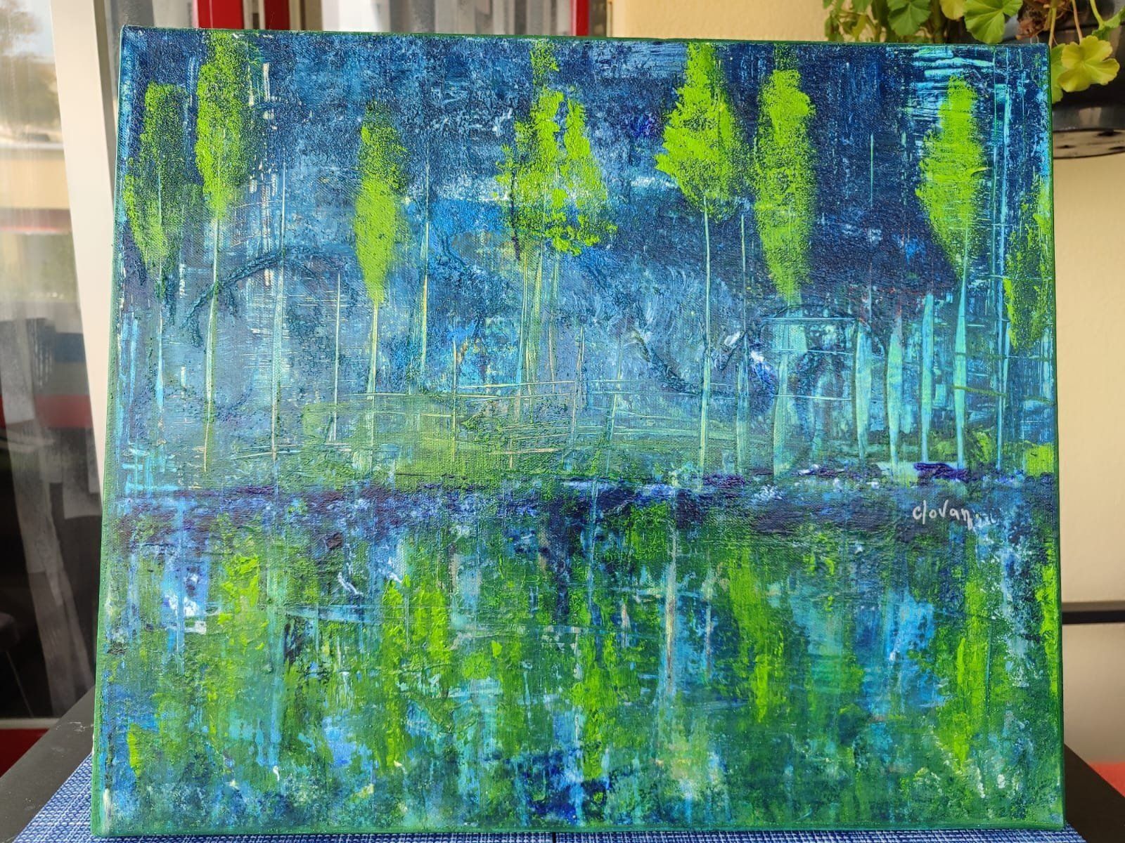 Tableaux: Gemälde, Acrylbilder, Abstrakte Kunst, Schweiz – D'occasion à Neuhausen par MonoCeros