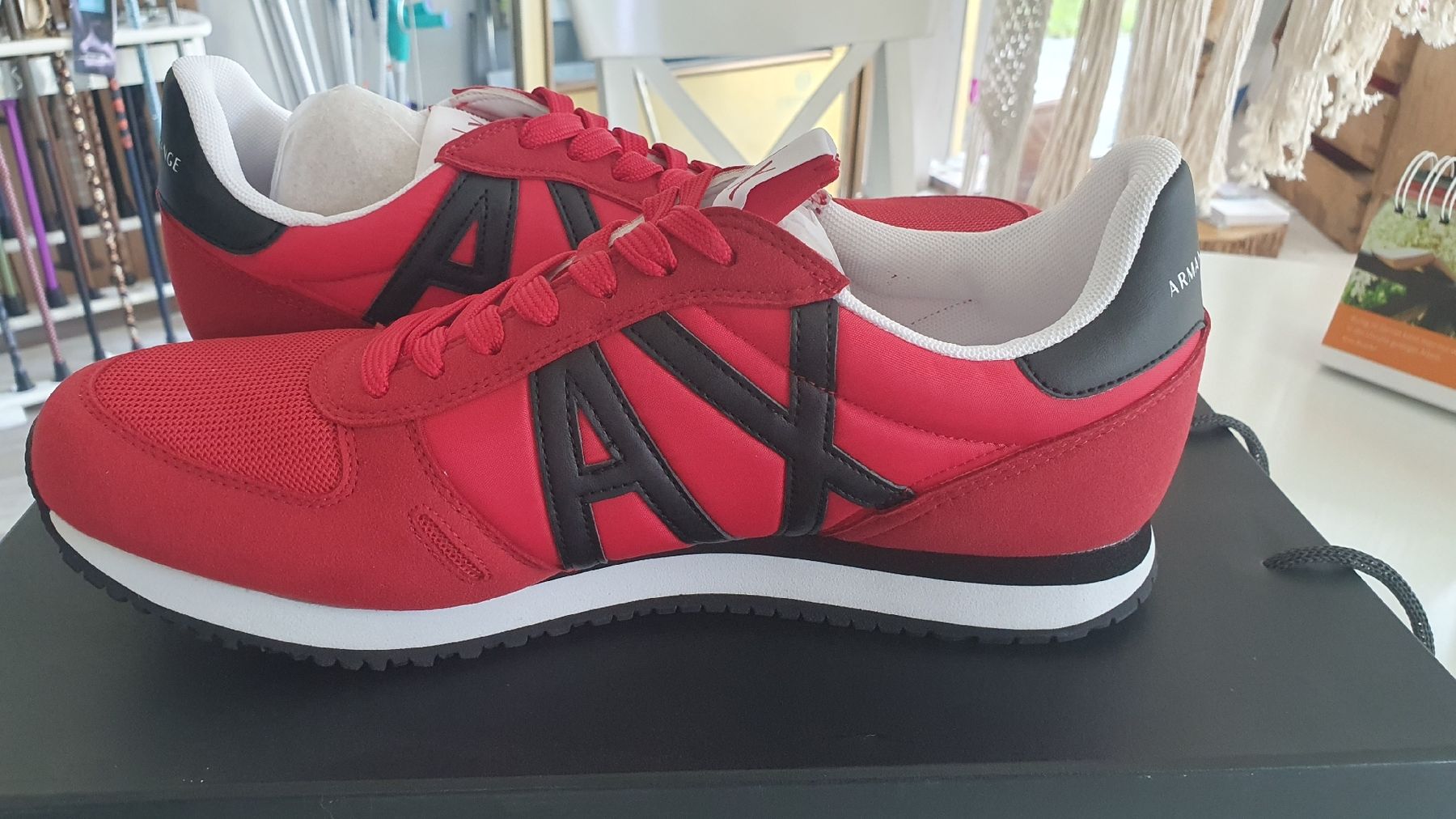 Armani Scarpe da uomo: Rote Armani Exchange Sneaker Gr. 42 – Nuovo e nell'imballaggio originale da Allschwil venduto da Mani6090 2