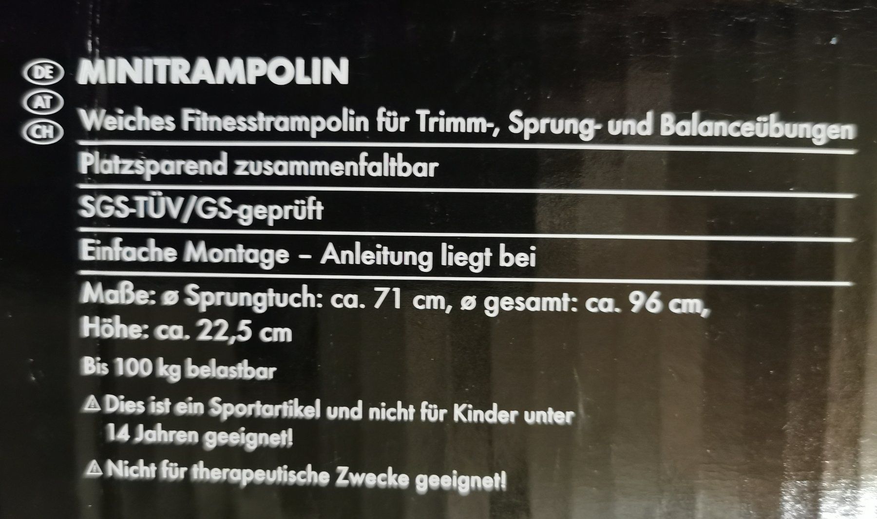 Trampolini: Trampolin faltbar – Nuovo e nell'imballaggio originale da Zug venduto da Beengineering 4