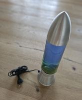 Lavalampe LP-10 blau grün silber gebrauchter Zustand