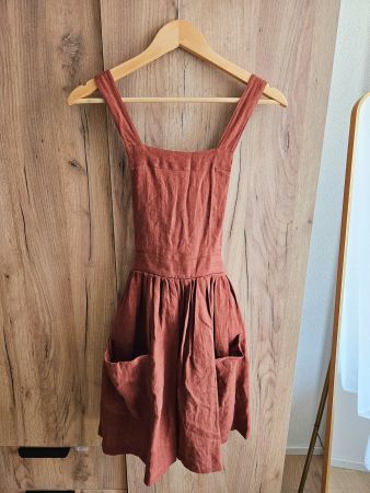*NEU* Simply Grey Kleid aus 100% Leinen - Grösse S