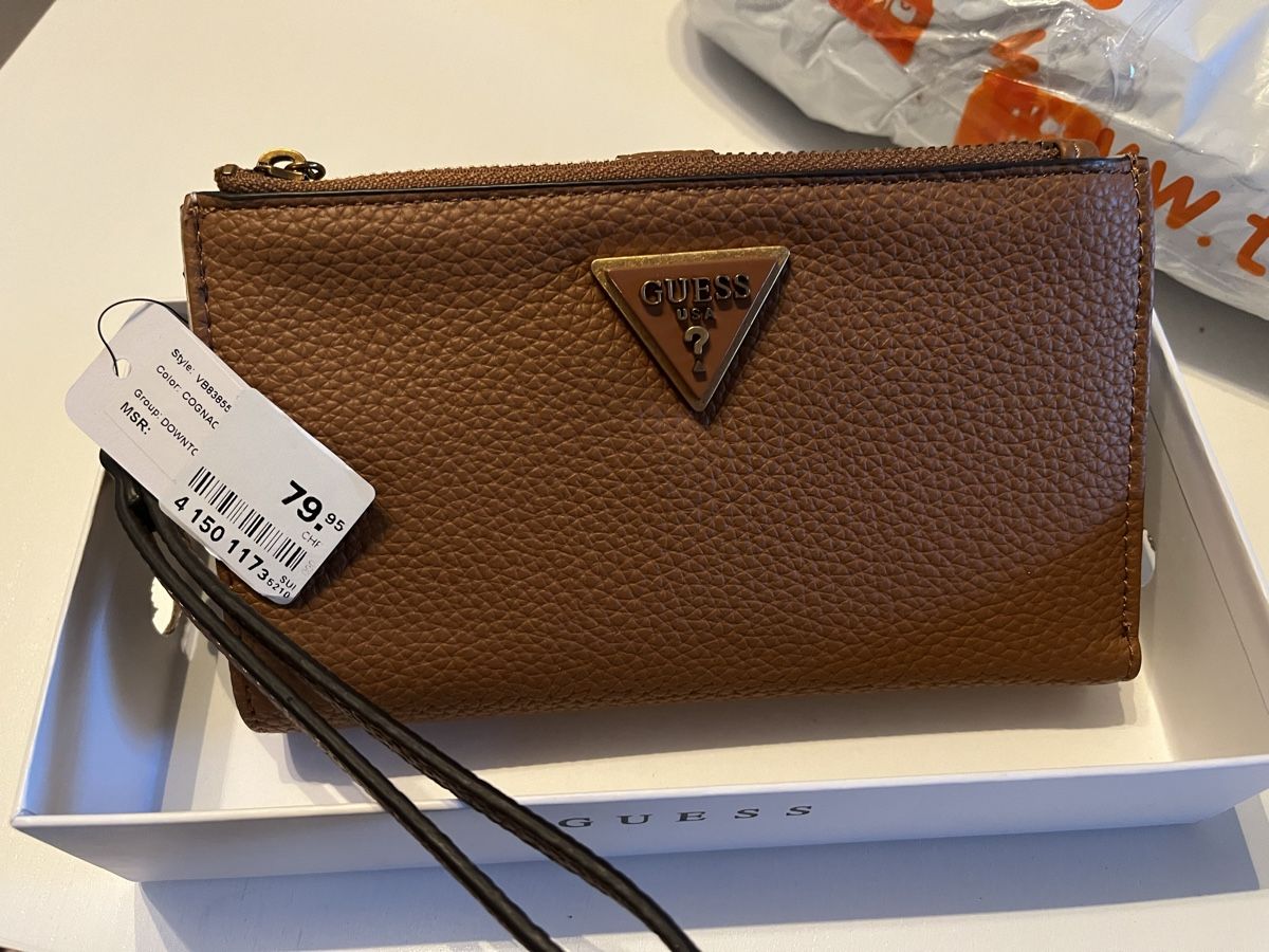 Guess Portafogli: Guess Portmonee braun – Nuovo e nell'imballaggio originale da Gockhausen venduto da Lali013