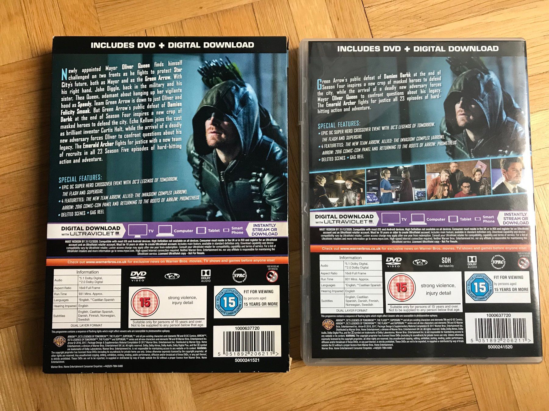 Tutti i DVDs: Arrow - The Complete Fifth Season - DVD – Usato da Zürich venduto da Malcom 3