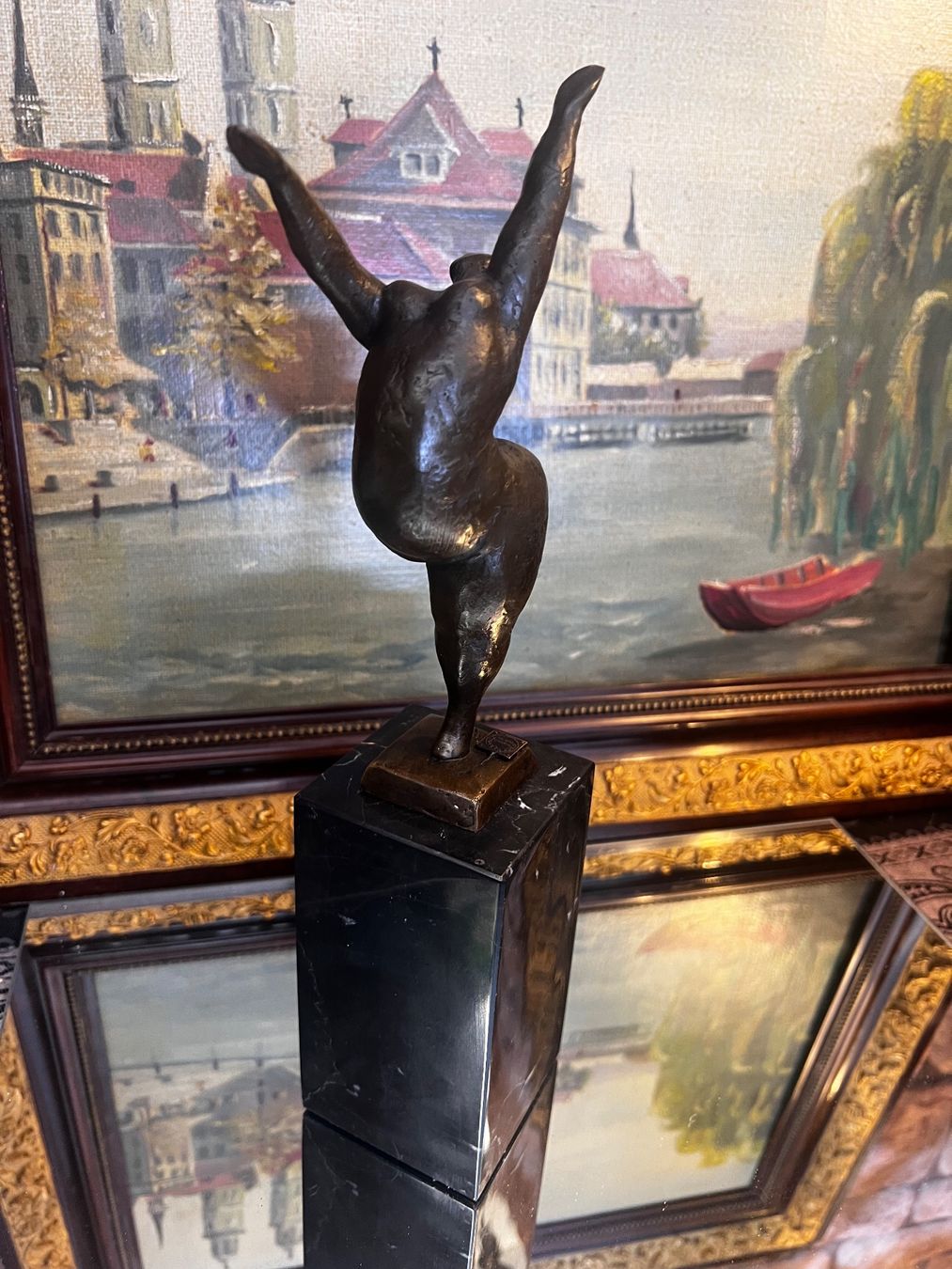 Sculture & Statue: Traumhafte Interessante Dame Bronze Figur – Usato da Oberengstringen venduto da Cici7 1