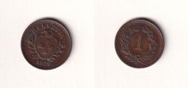 Schweiz 1 Rappen 1926 fast ungebraucht - seltener Jahrgang!