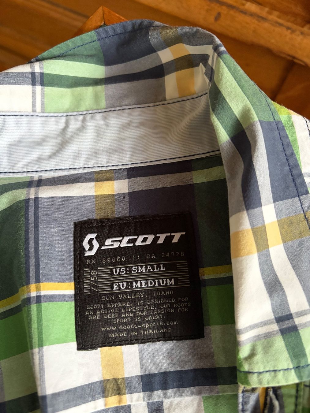 Camicie: SCOTT Hemd  Größe M   100% Baumwolle – Usato da Interlaken venduto da Bona55 4