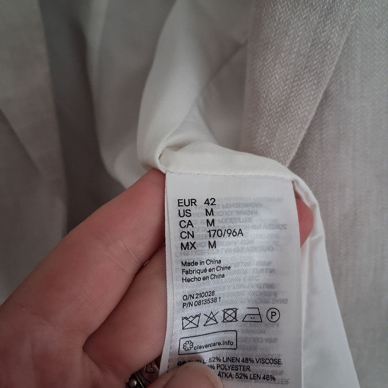 H&M Giacche: H&M Linen Summer Blazer Size M Beige – Nuovo (secondo la descrizione) da Wil SG venduto da tre_g2l7 3