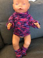 Rollkragen Pulli + Socken fürs Babyborn