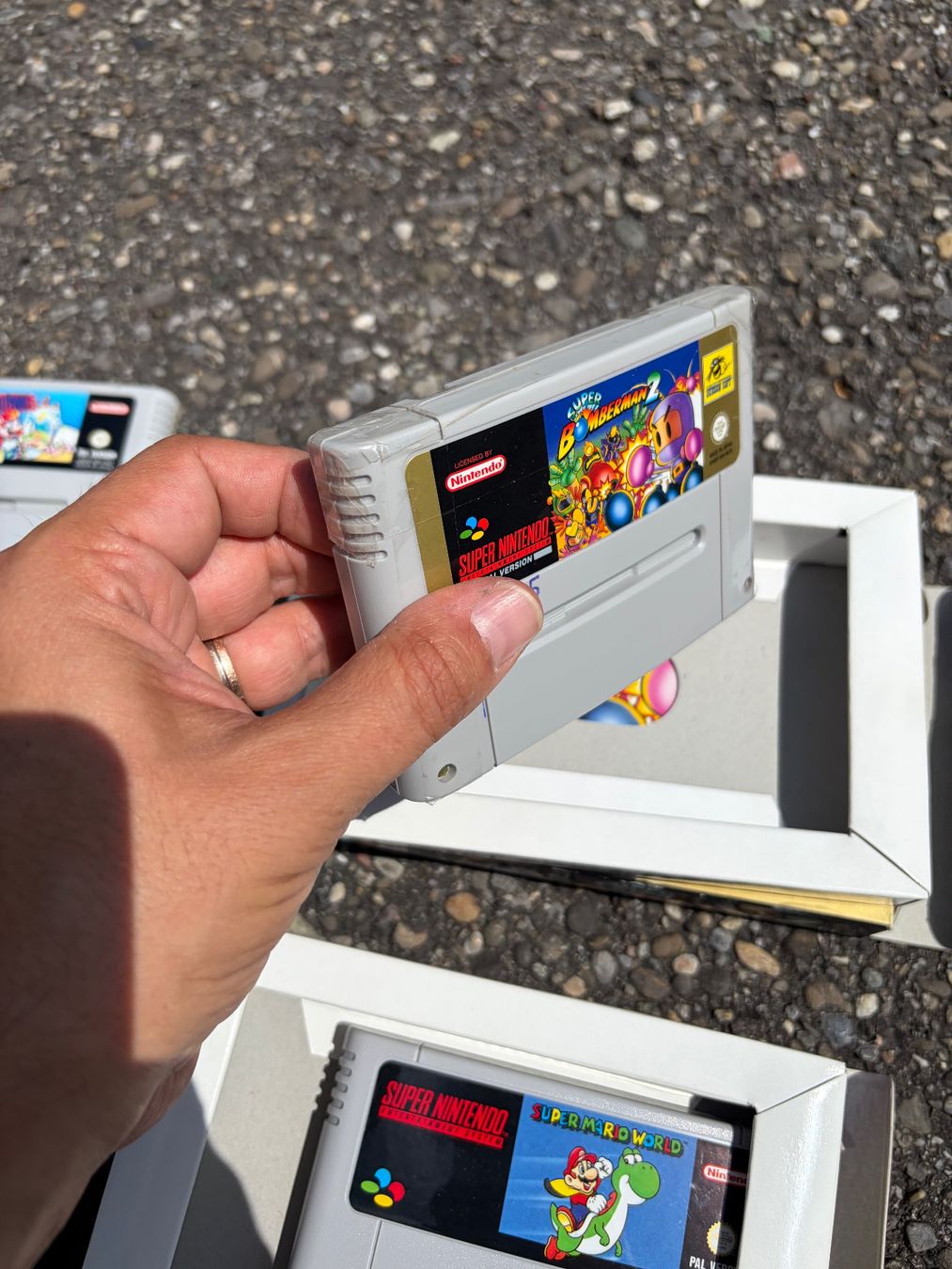 Nintendo Giochi: 8 Super Nintendo Spiele plus Tetris Gameboy – Usato da Aarburg venduto da Wendepunkt_Fundgrube 2