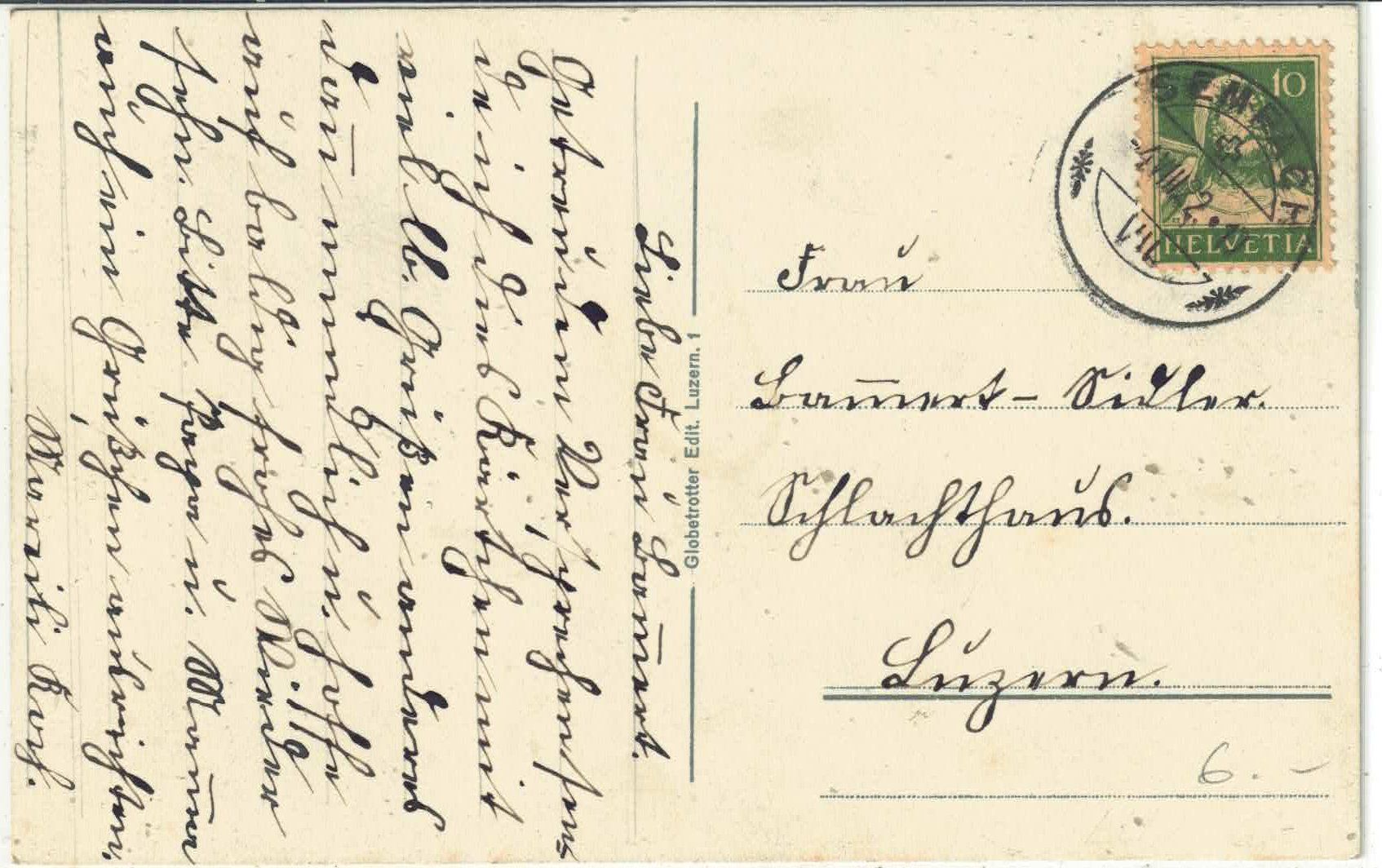 Ansichtskarten: Sempach - Generalansicht - Litho – Gebraucht aus Ettingen von Kartenplanet 1