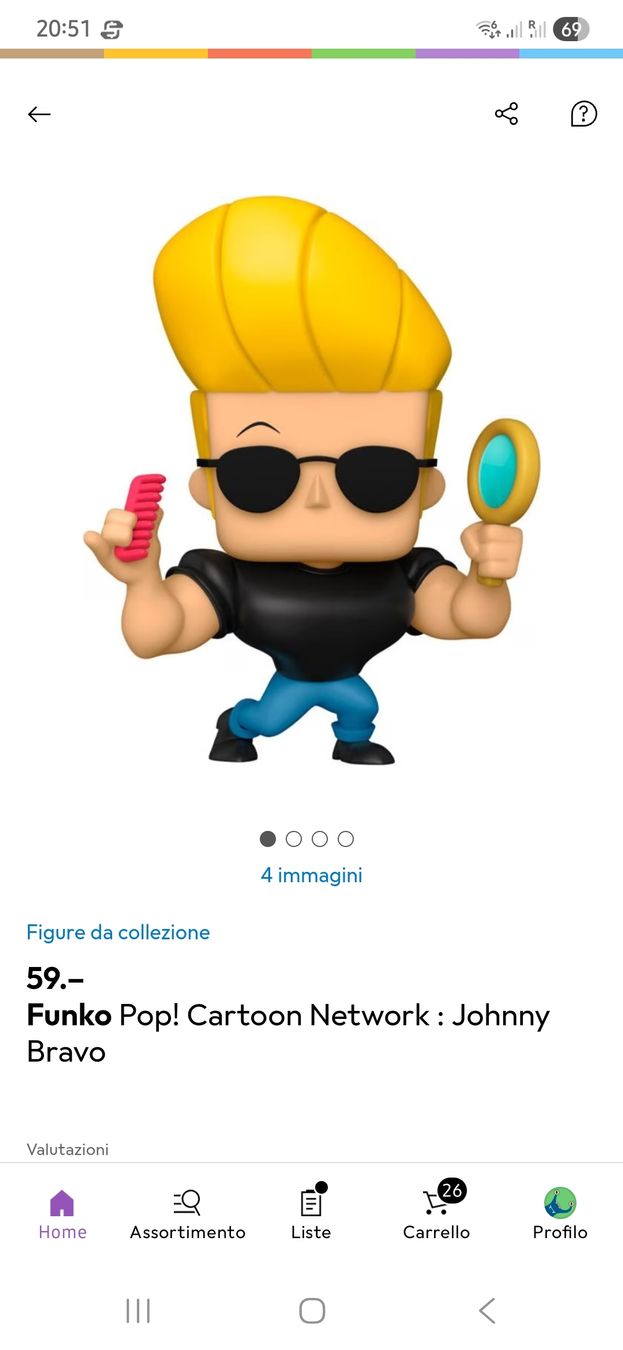 Funko Statuette: Funko Pop! Johnny Bravo 1069 Cartoon Network Nuovo – Nuovo e nell'imballaggio originale da Regensdorf venduto da Ecoglamfinds 4