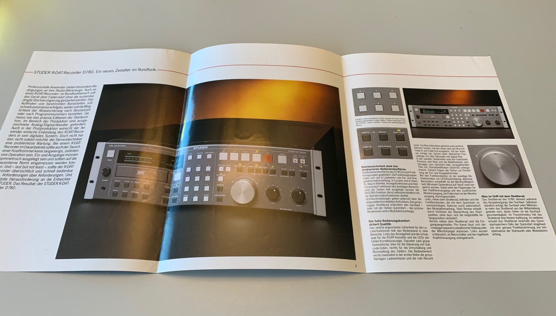 Dokumente: SELTEN ORIGINAL STUDER D780 PROF. R-DAT-RECORDER KATALOG – Neu (gemäss Beschreibung) aus Seuzach von torensu 1