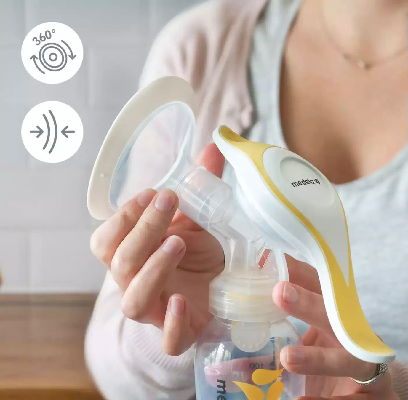 Medela Accessori per l’allattamento: Medela Harmony Handmilchpumpe mit Flex Technologie – Nuovo (secondo la descrizione) da Basel venduto da Seifehuesli 6