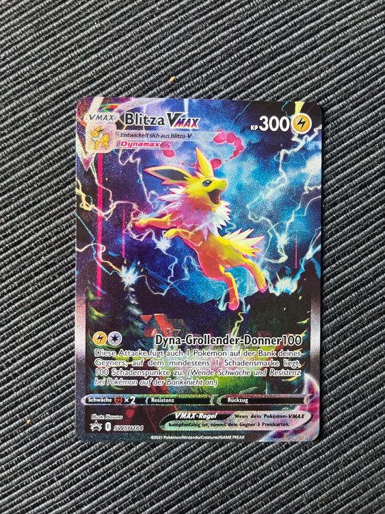 Pokemon Blitza Jolteon Vmax Alternative Evolving Skies (Neu (gemäss ...