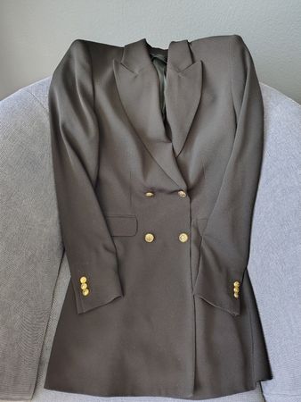 Zara  Sakko Schwarz Gr. S/Länge 80 cm,Neuwertig 