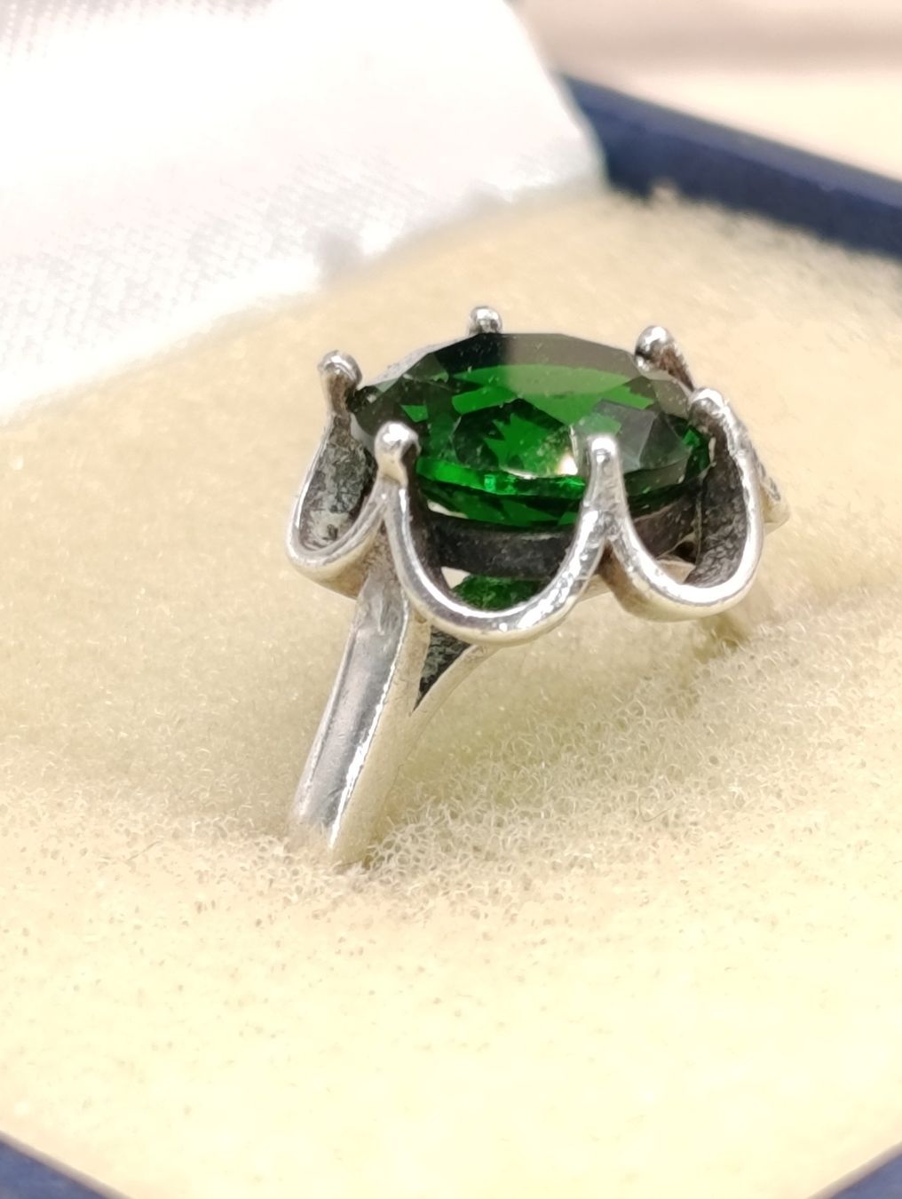 Anelli: Vintage 925er Silber Ring mit Schmuckstein Top – Usato da Steffisburg venduto da 1.Schmuckschatulle 1