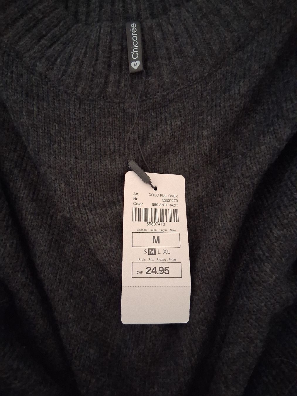 Pullover & Sweatshirts: Chicoree Damen Pullover grau Grösse M neu – Neu (gemäss Beschreibung) aus Niederurnen von Yaris_8091 1