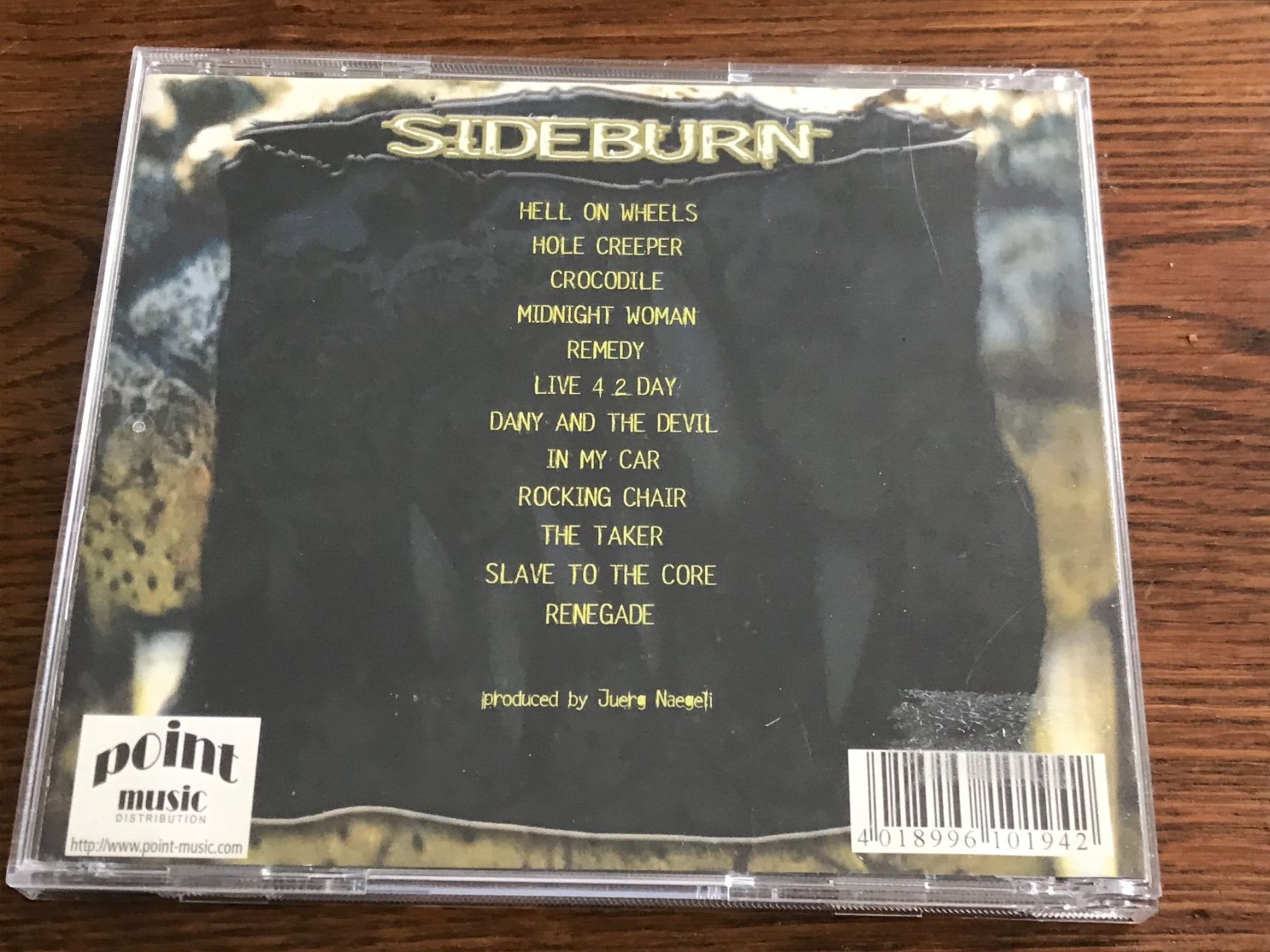 CD: SIDEBURN - Crocodile - Swiss Hard Rock – Usato da Buchs AG venduto da Archie 1