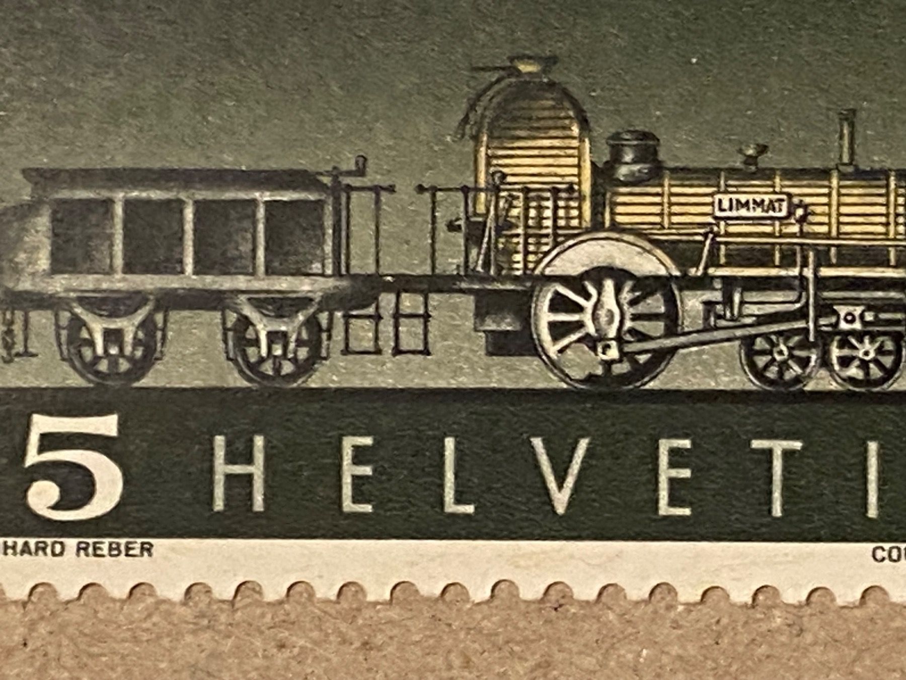 Alle Briefmarken: 277.2.01 fehlende Speiche ** – Gebraucht aus Aarau von hilde47