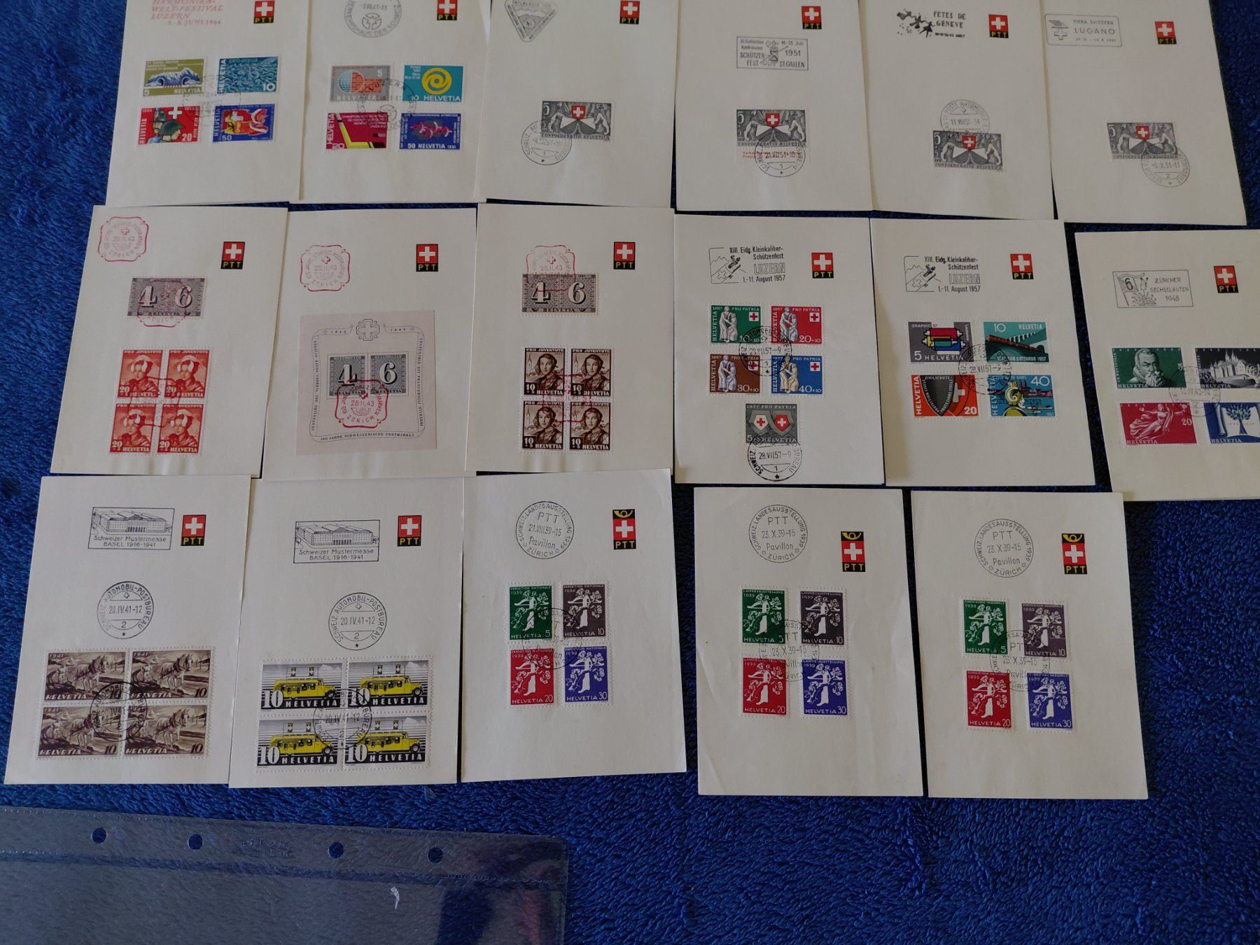 Alle Briefmarken: Tolles Set  CH Bögli – Gebraucht aus Horw von Onurb008