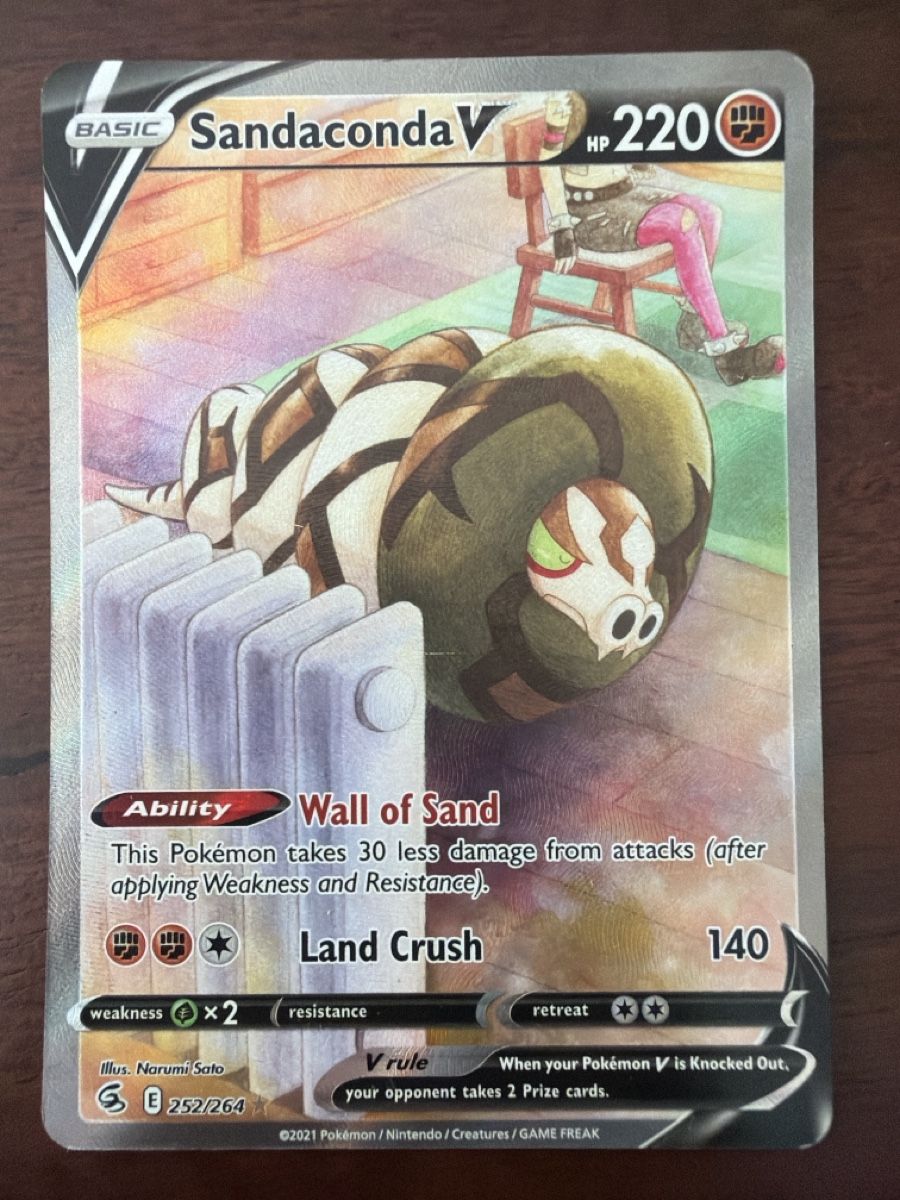 Pokémon Carte collezionabili: Sandaconda V (FST 252) – Nuovo (secondo la descrizione) da Emmenbrücke venduto da Pack_Ripper