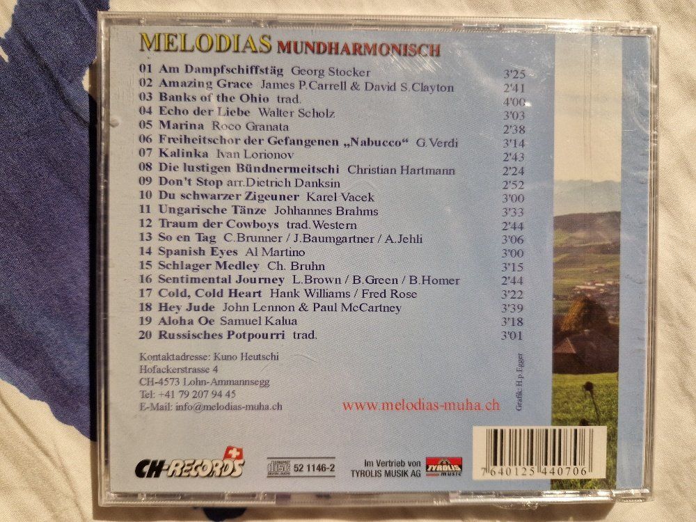 CD: Melodias: Mundharmonisch – Nuovo e nell'imballaggio originale da Brittnau venduto da Zibu 1
