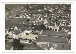 Appenzell Dorf (AI) Kollegium St. Antonius Flugaufnahme 1937