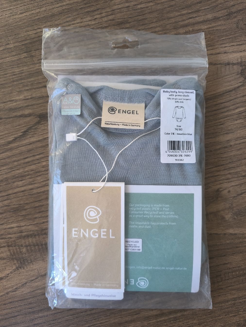 Unterwäsche: Engel Wolle / Seide Body - Neu - 74/80 – Neu und originalverpackt aus Frauenkappelen von Nickyta89 1
