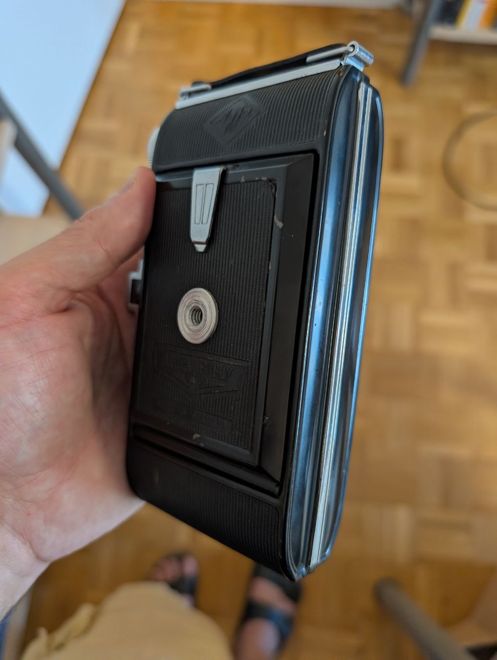 Agfa Kamera: Agfa Billy Klappkamera mit Originaltasche – Gebraucht aus Roggwil BE von MA-4900 7