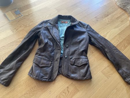 Jacke Lederjacke  Brogger Fussl Trend