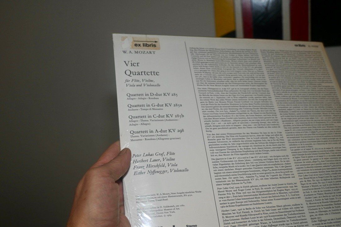 Schallplatten: NEU Mozart - Vier Quartette NYFFENEGGER VERSIEGELT – Neu und originalverpackt aus Pfaffhausen von mono_rec 6