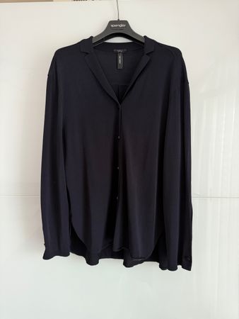 Marc Cain Langarmshirt/Hemd in dunkelblau Grösse 46