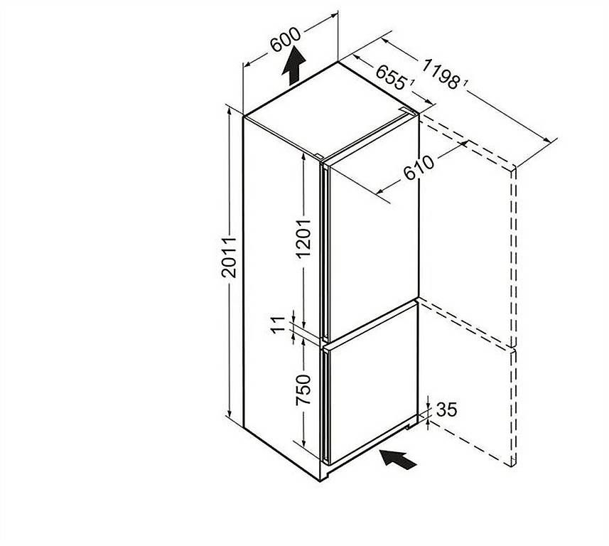 Frigoriferi: Frigo Congelatore combinato Liebherr – Usato da Lamone venduto da css_ht72 1