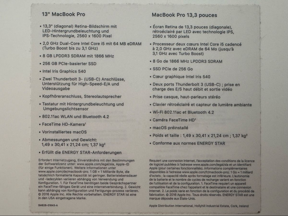 Apple Notebooks: Macbook Pro 2017 – Defekt aus Hausen am Albis von timbra90 6