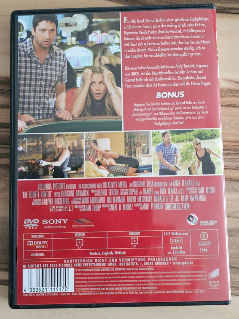 Tutti i DVDs: DER KAUTIONS- COP/ DVD – Usato da Geuensee venduto da jes_9xyk 1