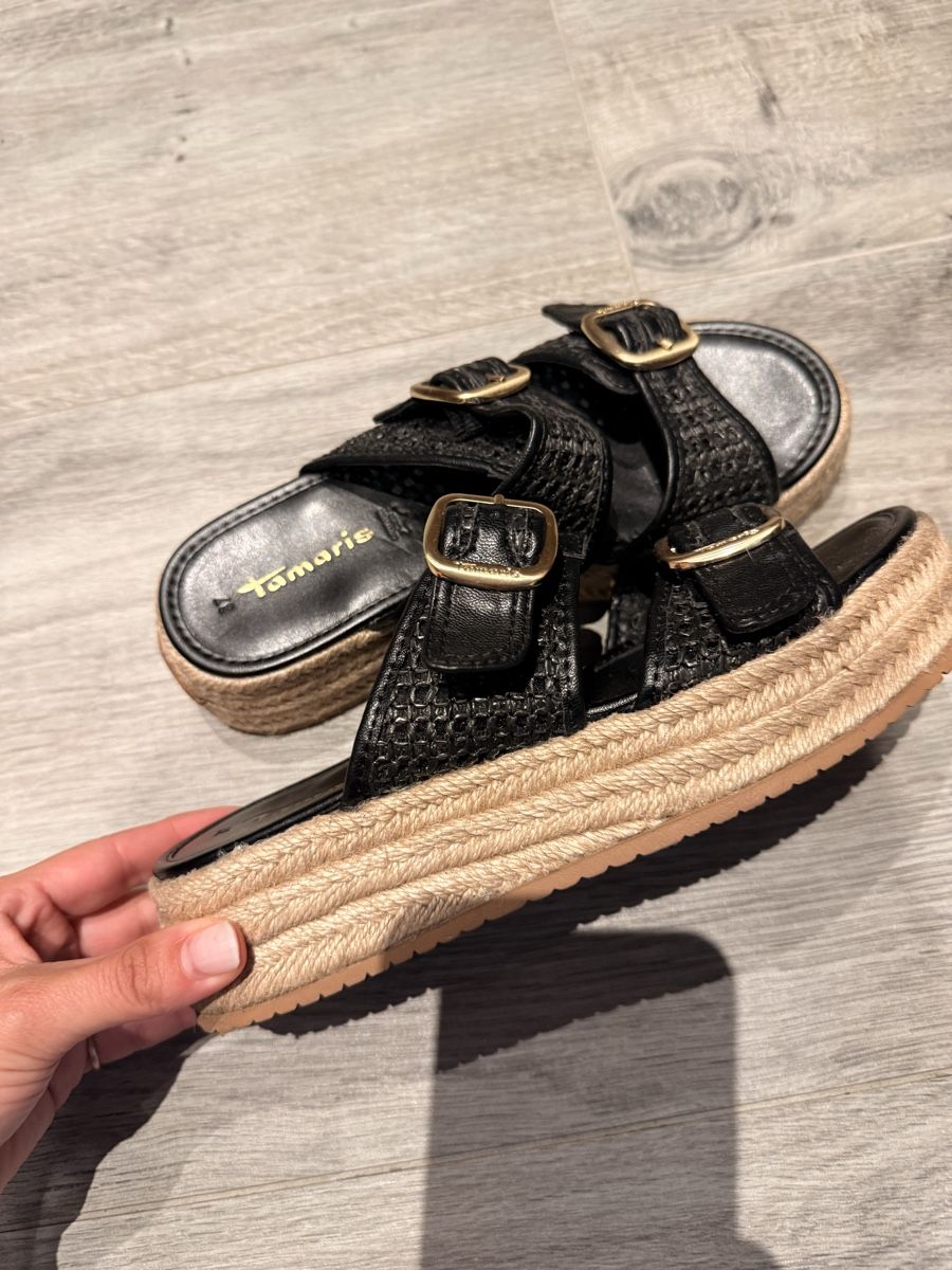 Tamaris Damenschuhe: Tamaris Pantolette gr.37 echtes Leder  – Gebraucht aus Pratteln von Samantha... 1