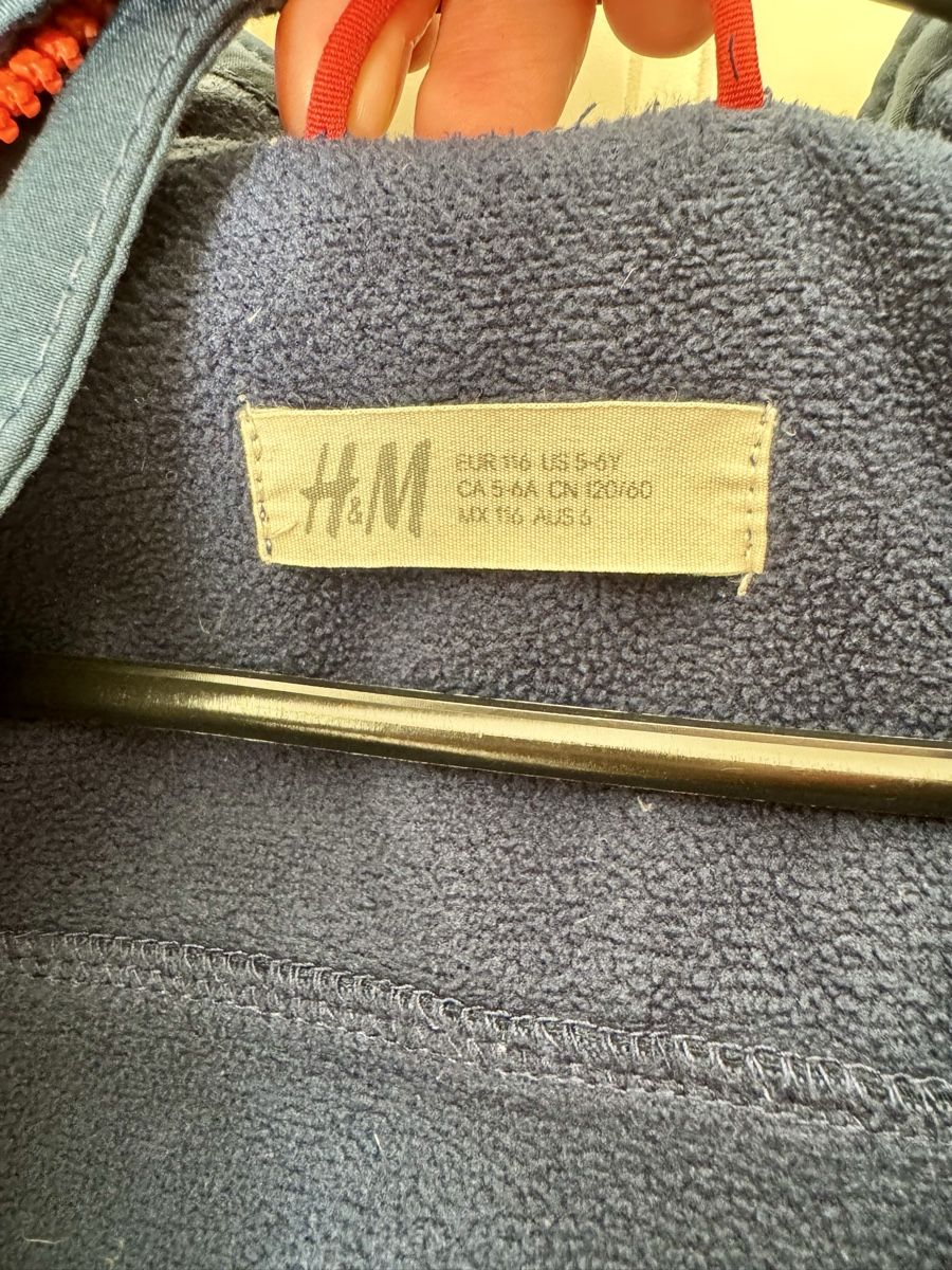 H&M Giacche & Cappotti: Boys' H&M Softshell Jacket, Size 116, Blue – Usato da Bülach venduto da dan_7scp 2