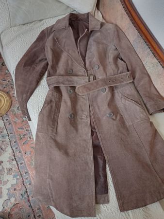 manteau femme en daim, taille 36
