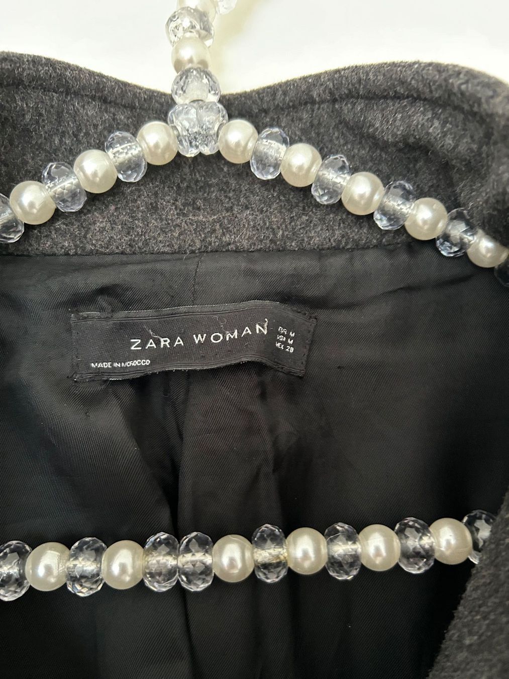 Zara Cappotti: Zara Übergangsmantel Gr.M elegant, Anthrazit – Usato da Horn venduto da Resvi 2