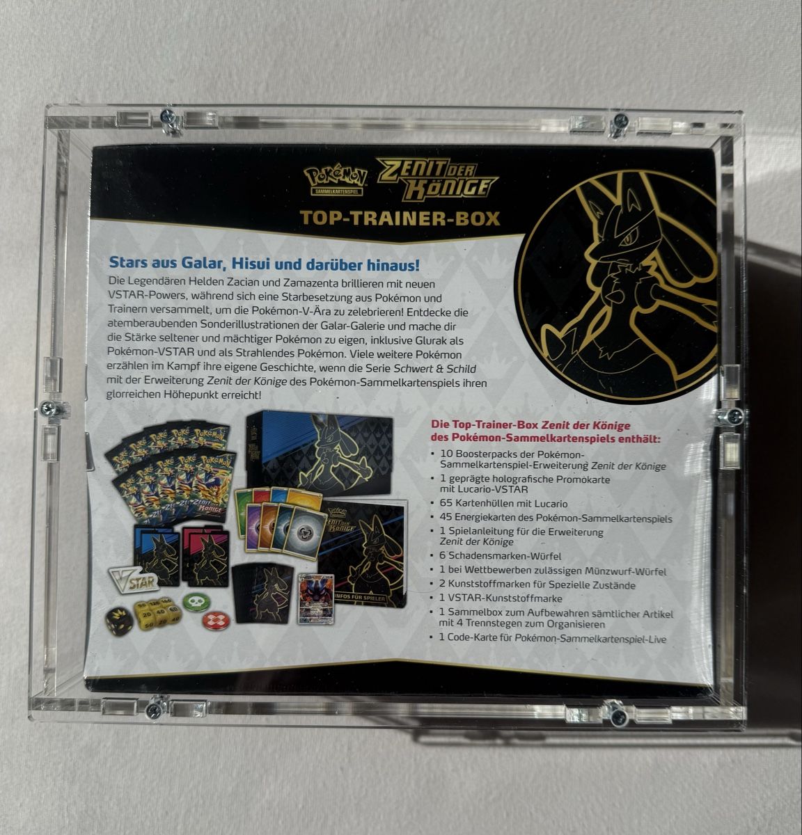 Pokémon Cartes à collectionner: Ab 1.- / Pokemon ETB Crown Zenith inkl. Acrylcase – Neuf avec emballage d'origine à Zürich par Cardimon 1