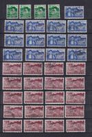 LOT  Liechtenstein  oblitérés par multiples